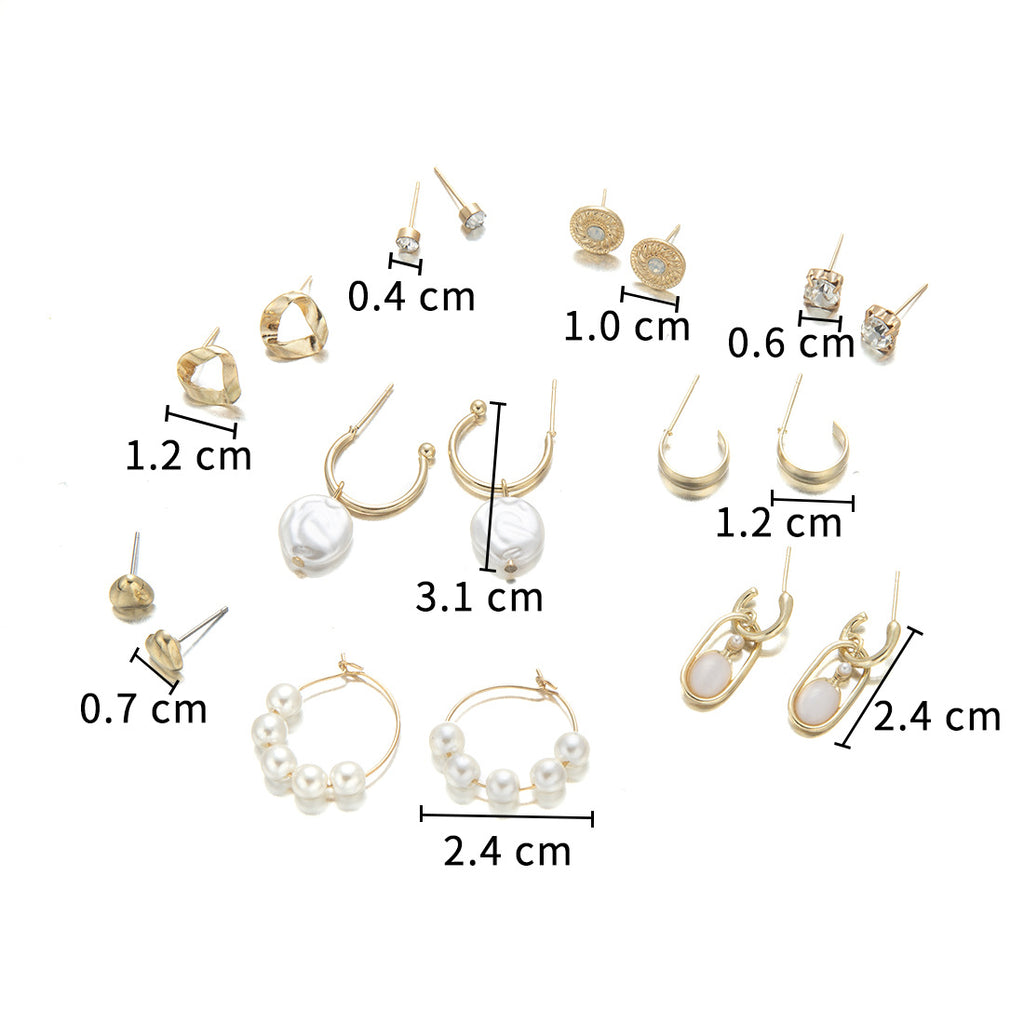 New Style Pearl Earrings For Girls European And American Jewelry