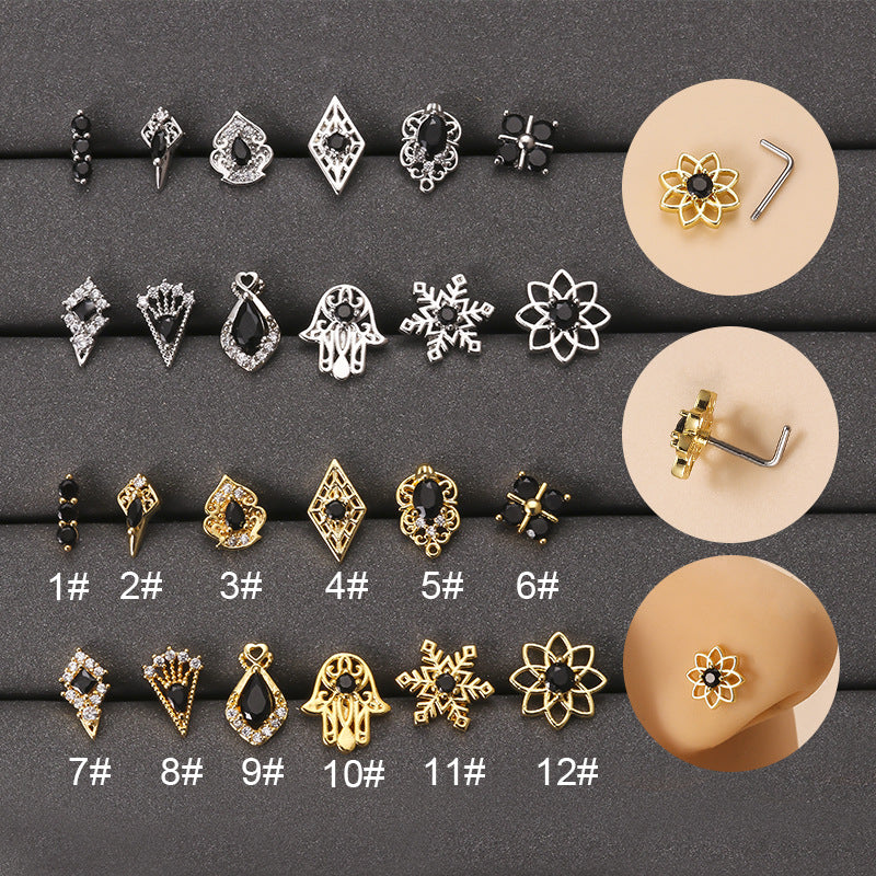 Zircon Nose Nail Fashion Nose Ornament